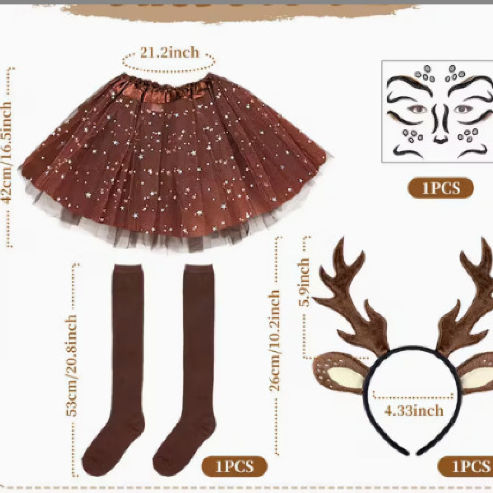 Reindeer Antlers Headband - Dekorativer Weihnachts-Rentierhorn-Haarreif Festliche Party-Kostüm-Accessoires Festliche Haaraccessoires
