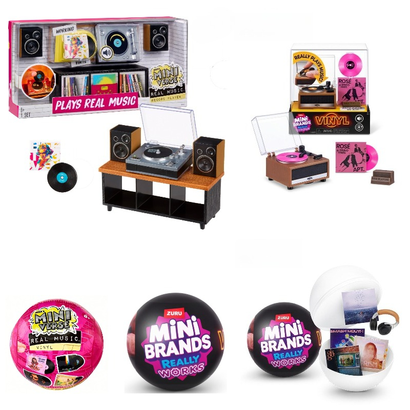 Ornament Ball Set - Neue ZURU MINI BRANDS Mini-Schallplattenspieler Überraschungsbox