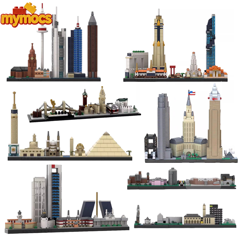 Lego Set Creator - Mymocs Weltstadt-Skyline Architektur-Sets Madrid New York