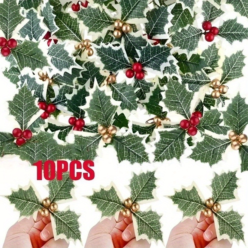 10 Stück künstliche Stechpalme – Christmas Wreath Fake Bewertung und Preis
