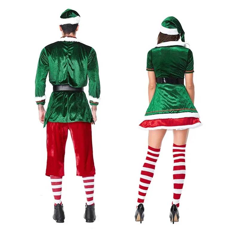 Weihnachtsmann-Cosplay-Kostüm  – Elf Costume Christmas Bewertung und Preis