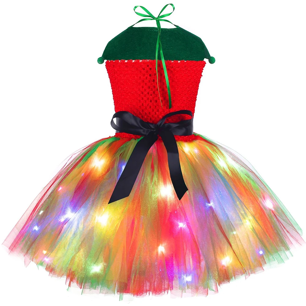 Weihnachten Tutu Kleid Rot Grü – Elf Costume Christmas Bewertung und Preis