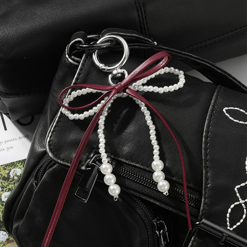 Süßer roter Kirschperlen-Schlü – Ribbon Bow Gift Bewertung und Preis
