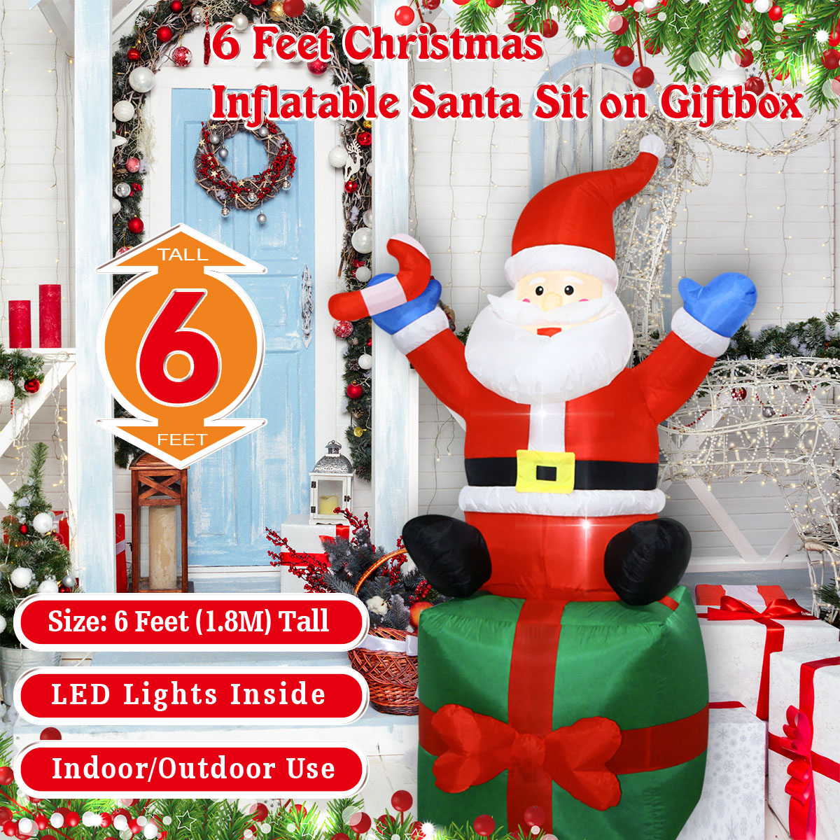 6-fache Weihnachts-Schlauchboo – Christmas Lights Outdoor Bewertung und Preis