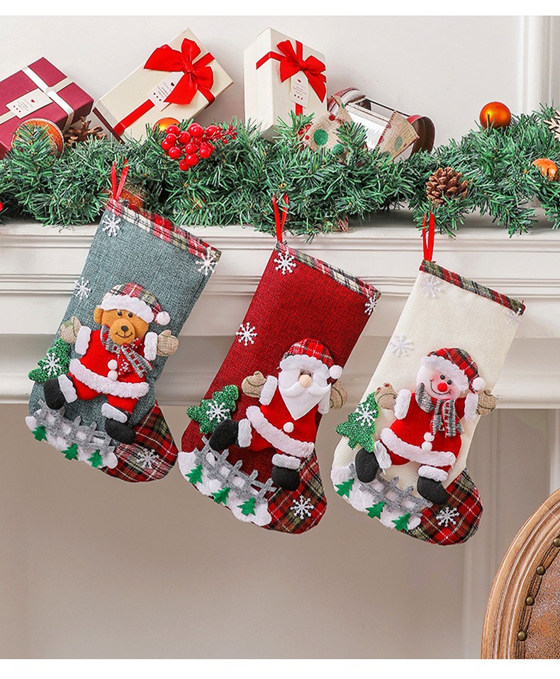 Mehrfarbiger Weihnachtsstrumpf – Christmas Stocking Hanging Bewertung und Preis